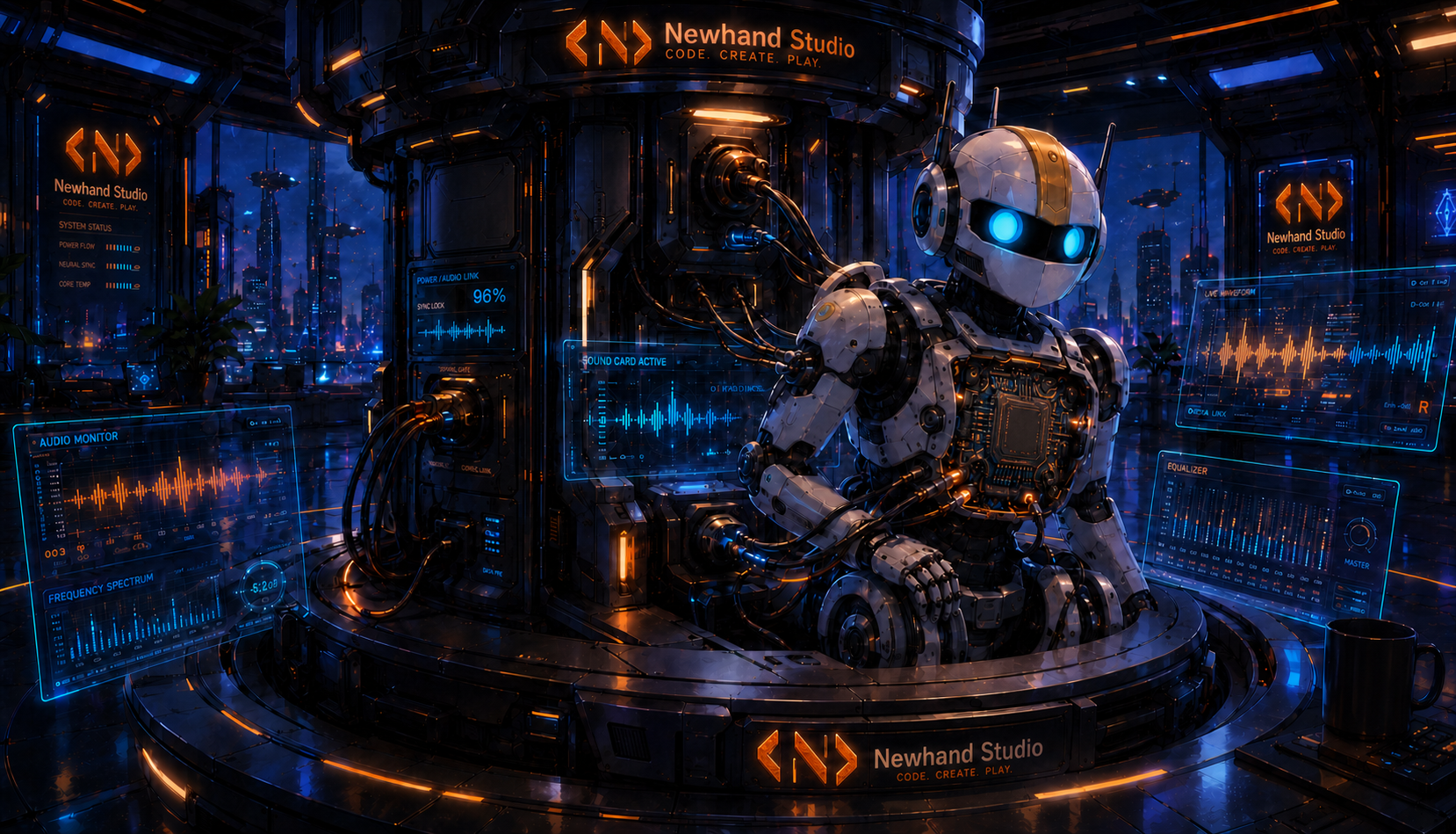 Docking Station — Robot B4 en recharge